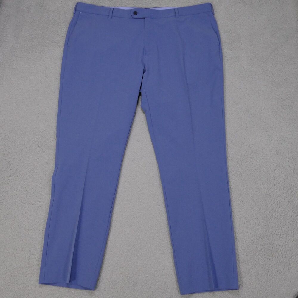 Peter Millar Pants Mens 42x30 Crown Crafted Polyester Blue Golf